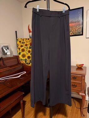 HALARA Black Wide-Leg Dress Pants